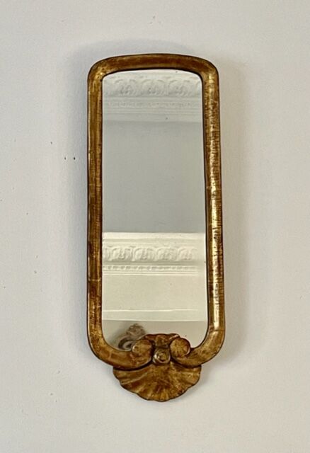 Miroir bois doré 18ème siècle 20x51cm