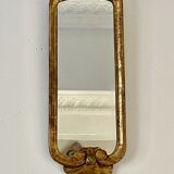 Miroir bois doré 18ème siècle 20x51cm