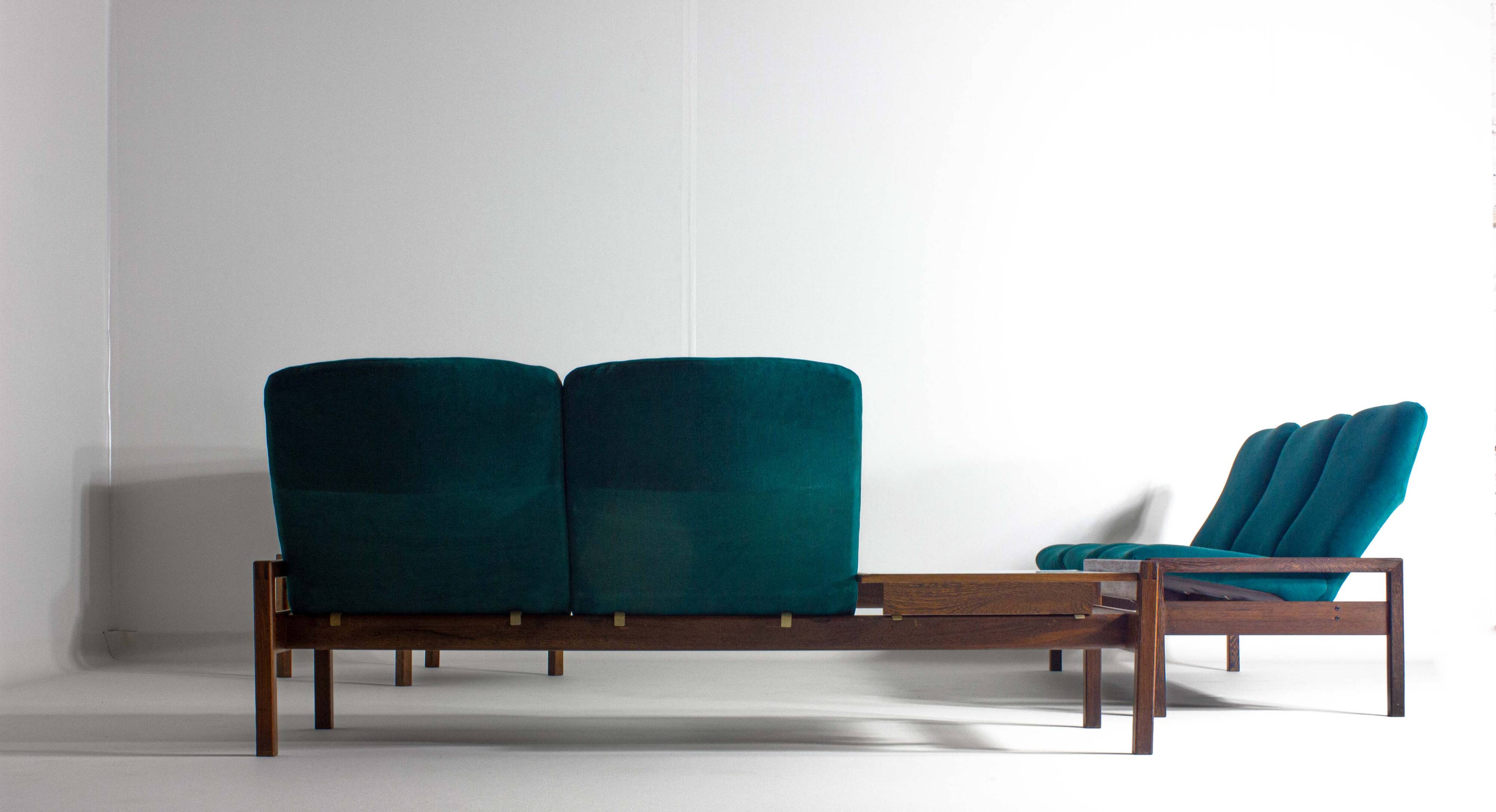 Rare mid-century sitting corner by Georges van Rijck, 1960s Belgium