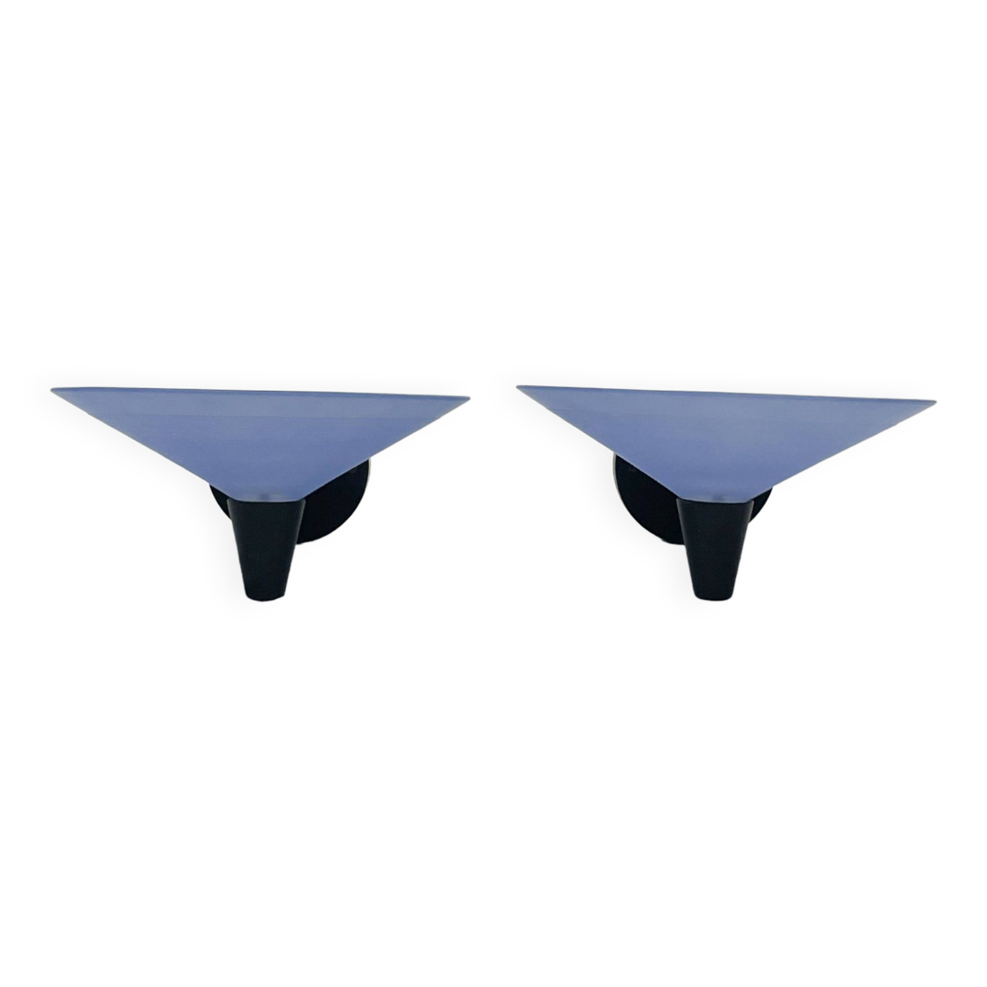 Pair of Lamiprogetti wall lights, Italy, 1980's