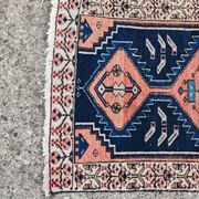Vintage Anatolian runner rug in wool from the 1950s.