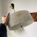 70s granite Perspex pendant light