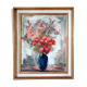 Oil on canvas, bouquet of flowers, Madé Gourdon