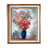 Oil on canvas, bouquet of flowers, Madé Gourdon