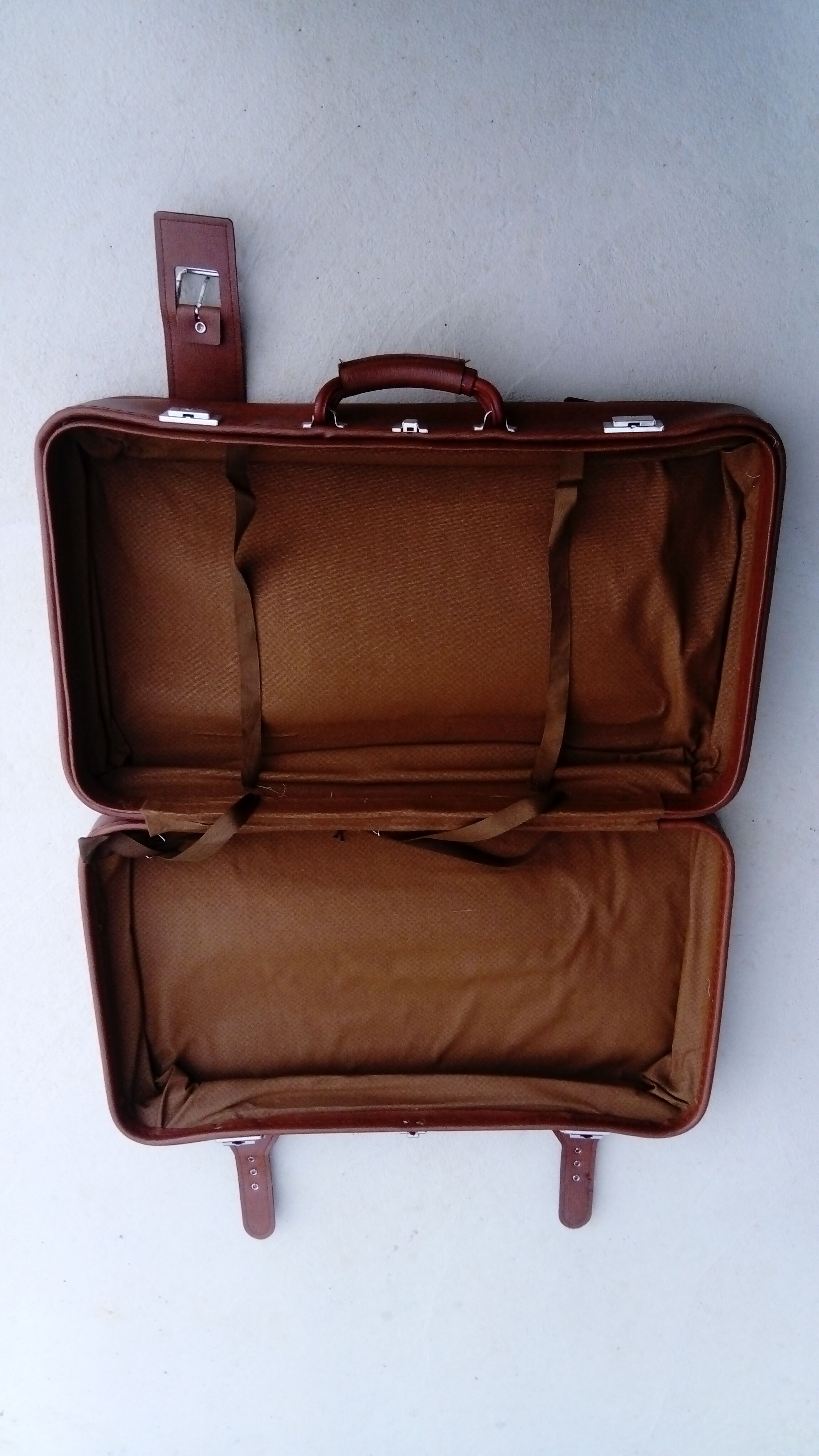 Valise vintage marron