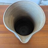 Large glazed stoneware pitcher by J.C. Courjault Kéraluc