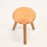 Mid-century birch wood stool
