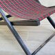 Folding deck chair WOOD and CANVAS Vintage