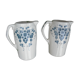 Two earthenware water brocs "Carmen" Longchamps