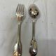 24 silver-plated cutlery forks and spoons