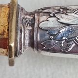 Silver and gilt silver sugar sifting spoon