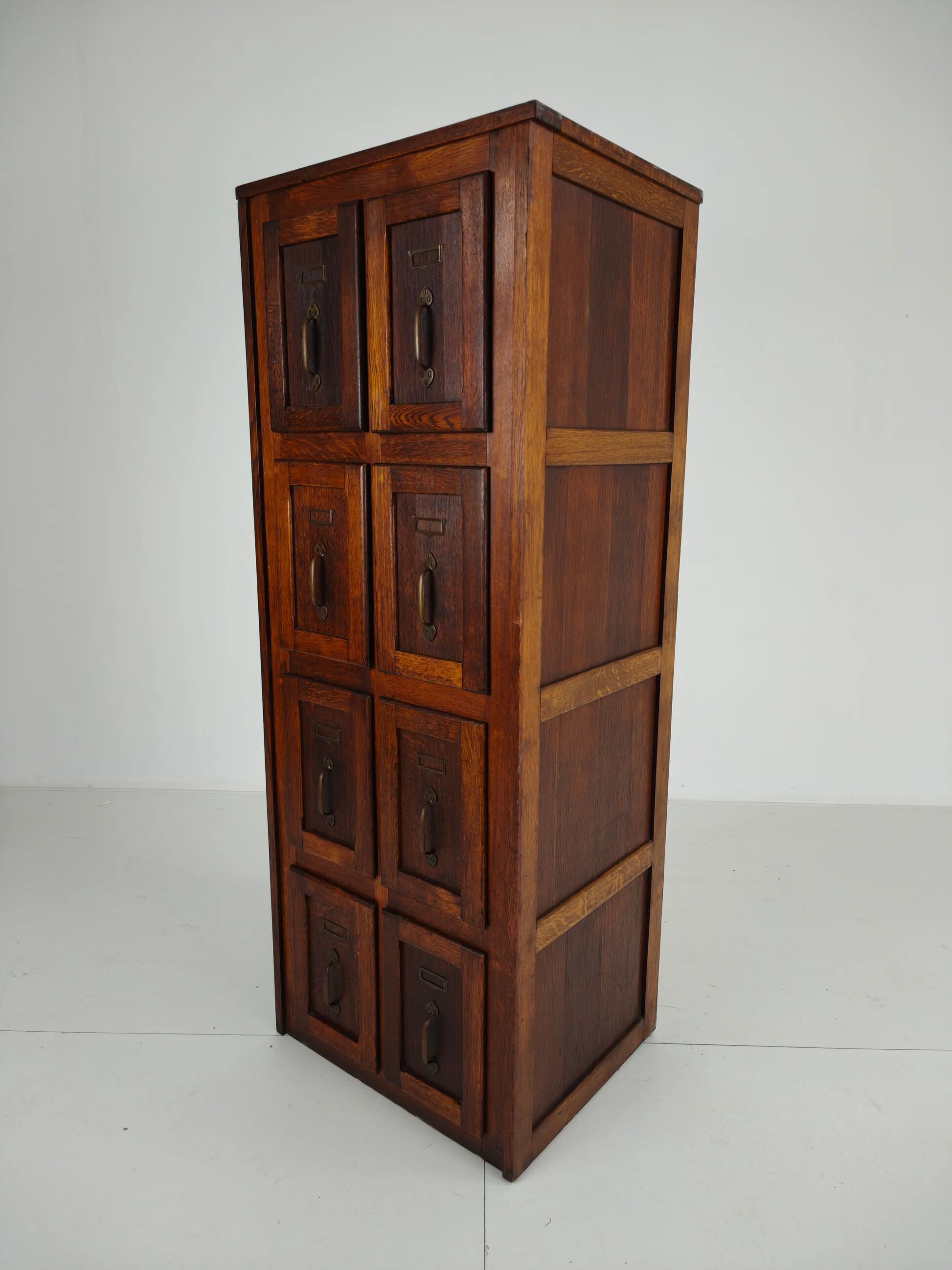 Antique oak filing cabinet – c.1900–1920