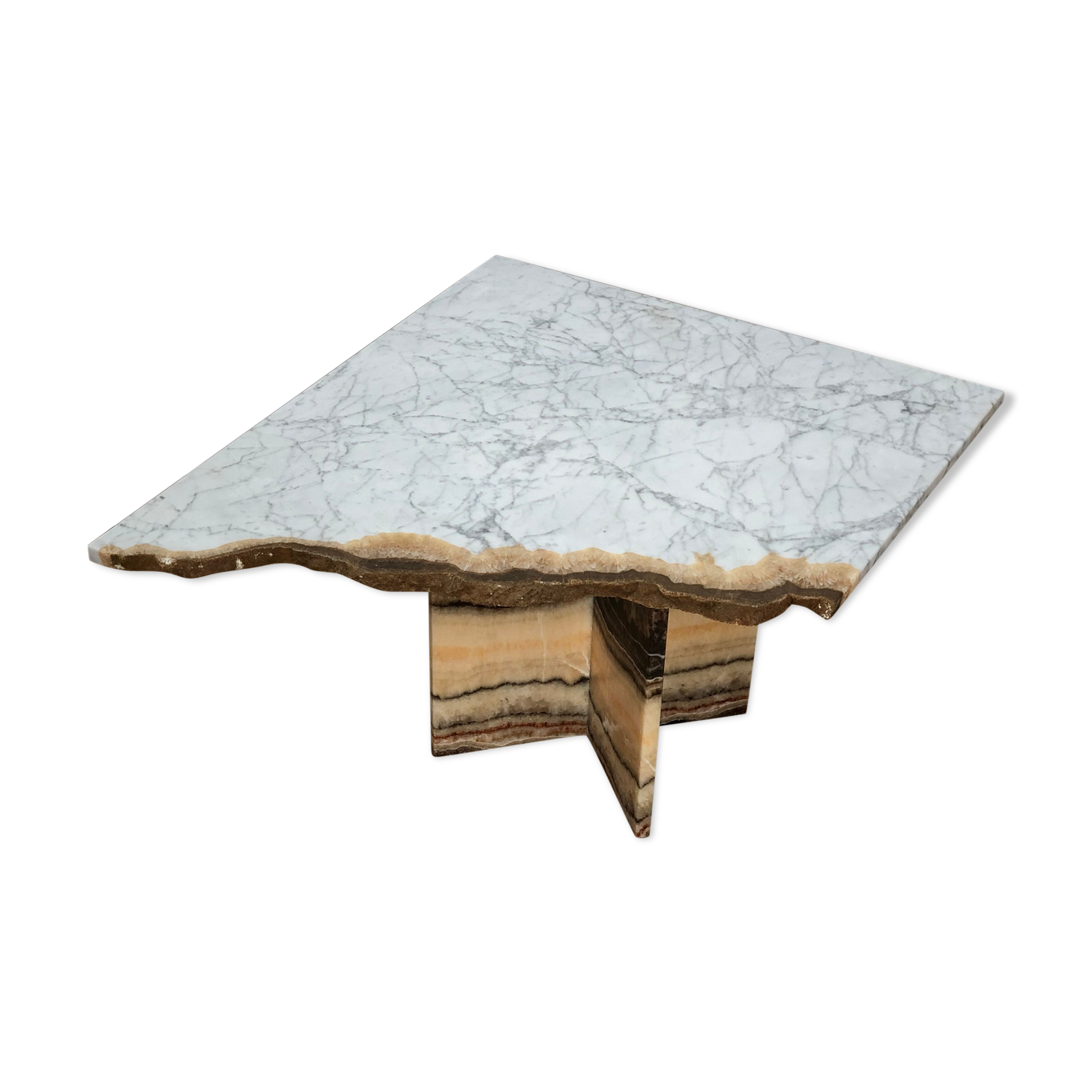 Unique marble coffee table