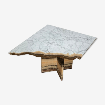 Unique marble coffee table