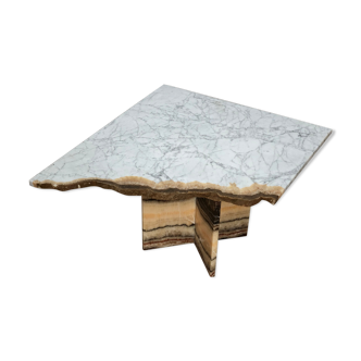Table basse marbre unique