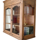 Old country window in walnut