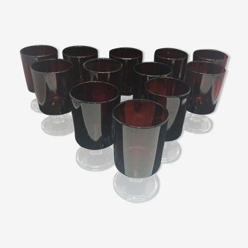 12 verres à vin Luminarc Cavalier Ruby