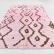 7x10 Pink Brown Modern Kilim Rug, 208x300Cm