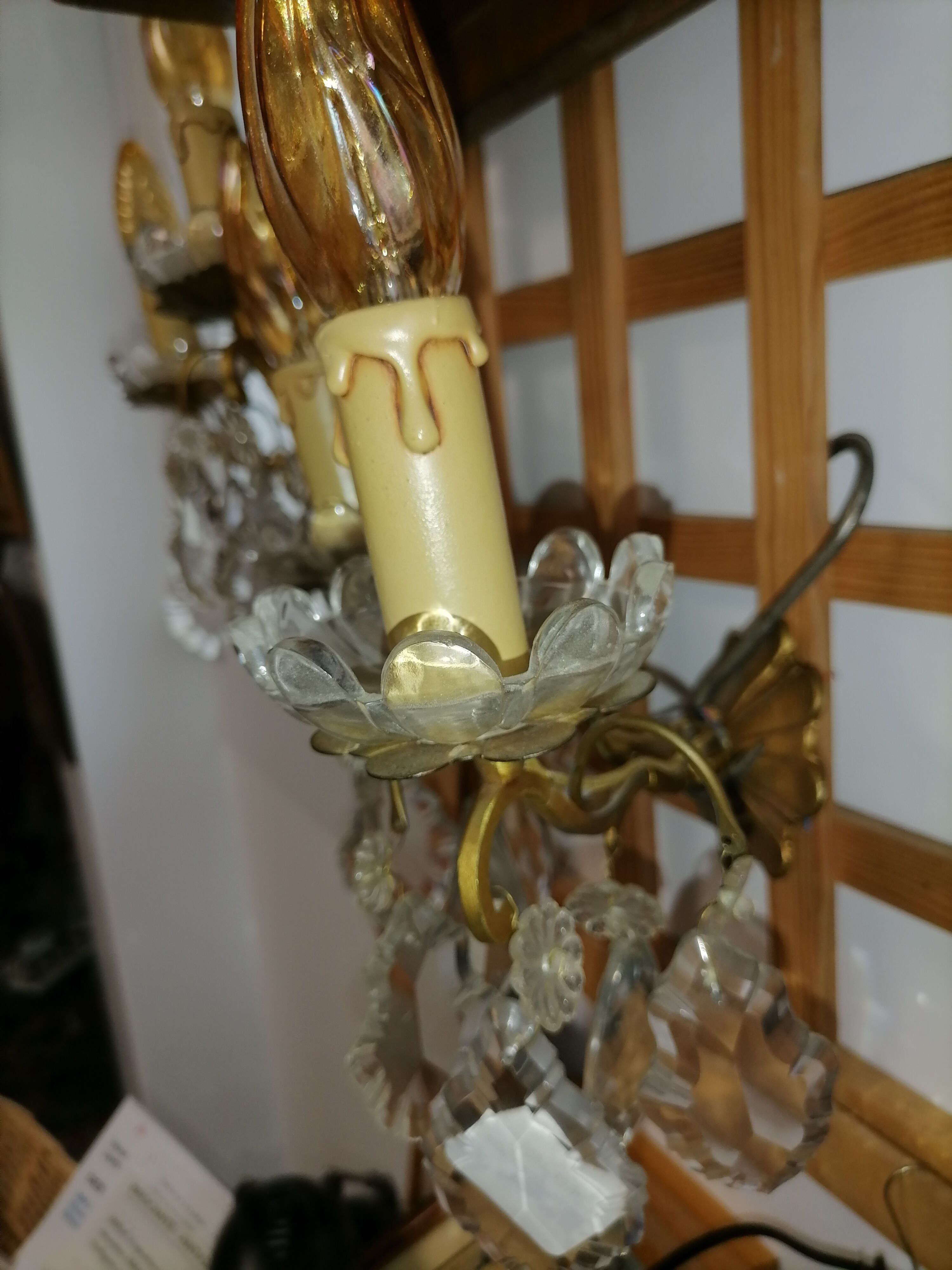 Pair of wall lamps