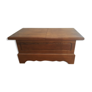 Table basse coffre chêne