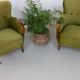 Danish art deco green velvet lounge chairs, 1940s. set of 2