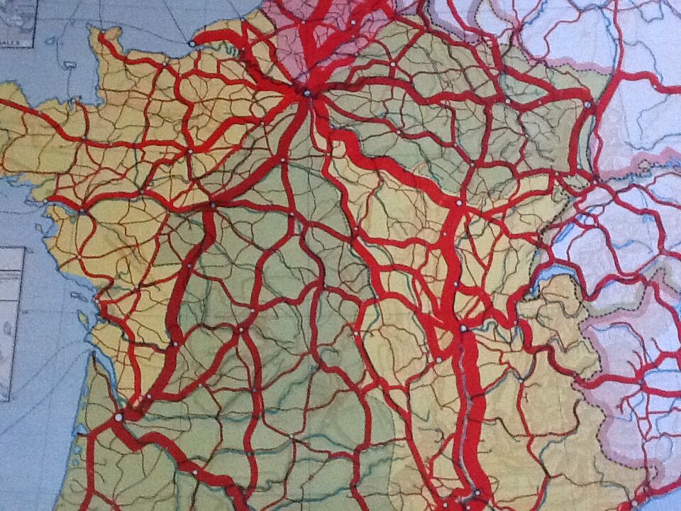 School n ° 7 france paths of iron vidal-lablache map