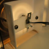 Herda, 80s wall lamp, plexiglass