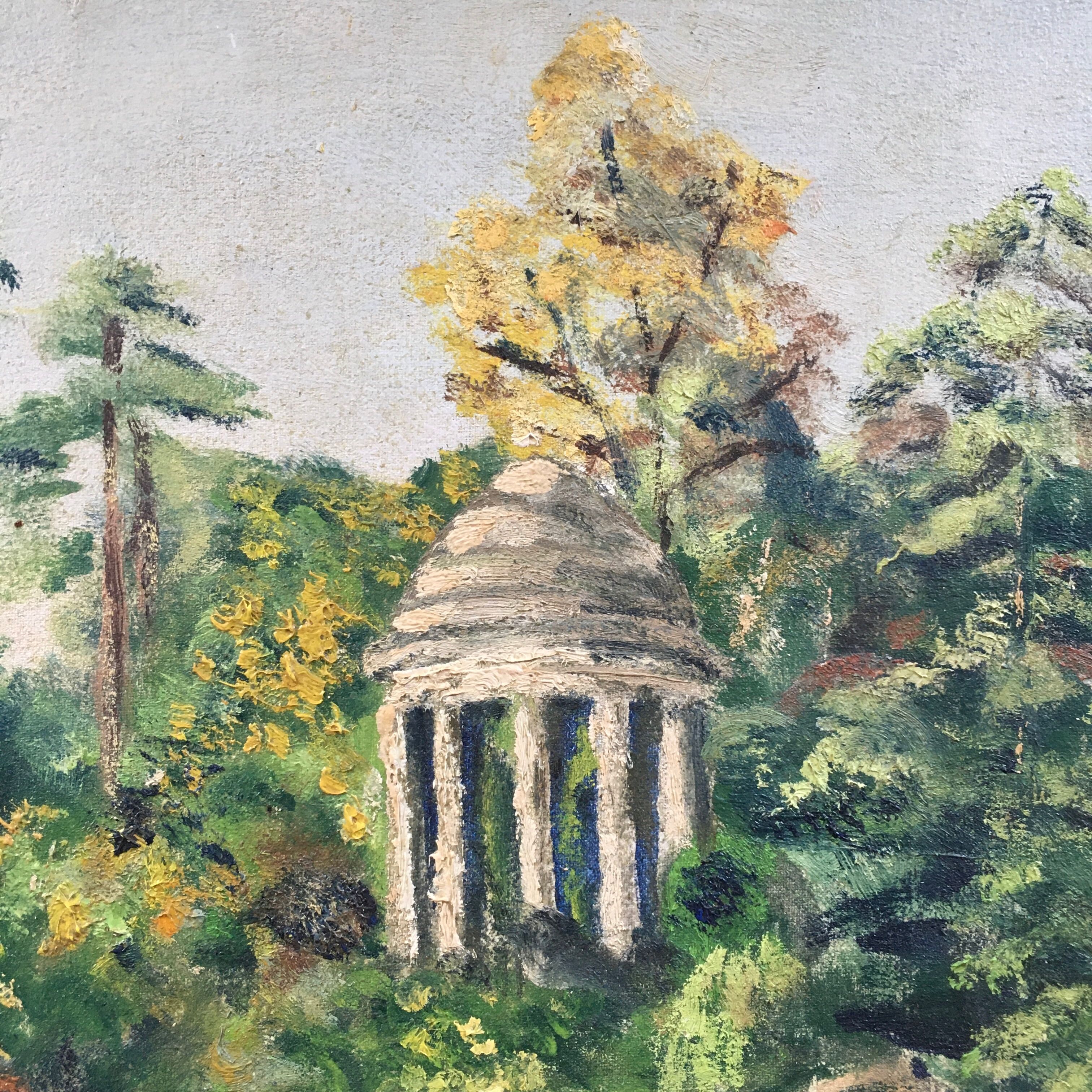 Kiosk board in the park