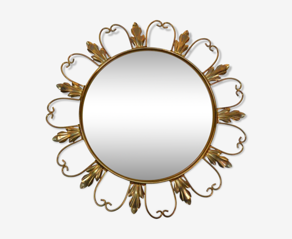 Mirror Sun " Witch's Eye " 50s. Deknudt * Hollywood Regency * Vintage