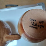 Set of 2 sandstone pitchers CnP Village France