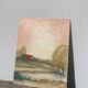 Tableau paysage champetre ancien / peinture huile