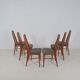6 Chairs 'Eva' designed by Niels Koefoed, 1960s