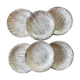 6 plates "Bazas" Salins