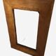Vintage Scandinavian mirror, solid wood mirror