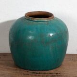 Ancient turquoise green vase (circa 1820) #21