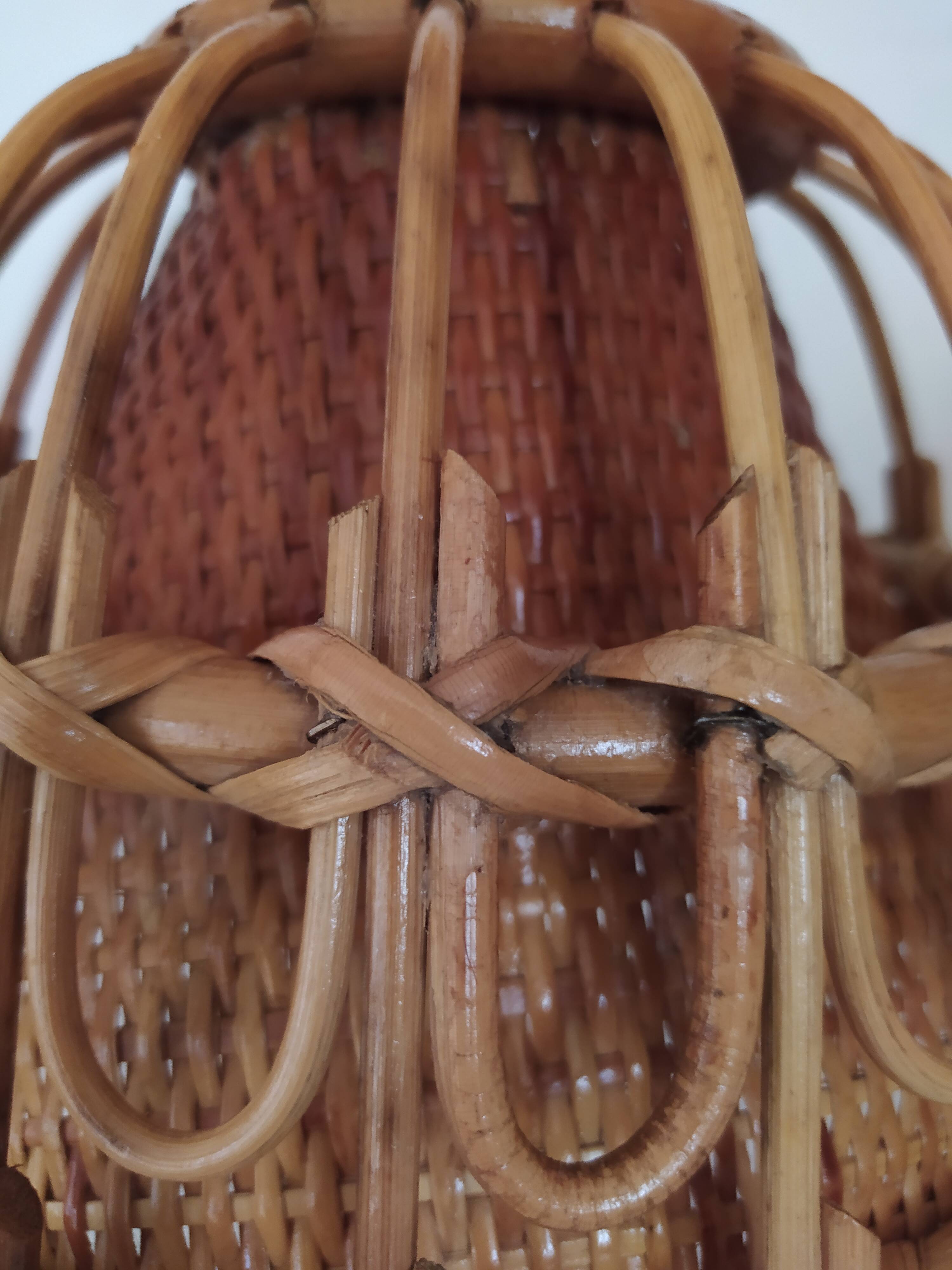 Lampes vintage en bambou