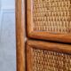Commode en rotin, circa 1970