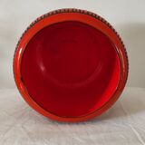 Red pot-pot vase by Roger Capron circa 1960