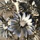 Suspension daisies in metal art deco