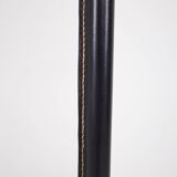 Leather-covered floor lamp, K & L Belysning Sweden.