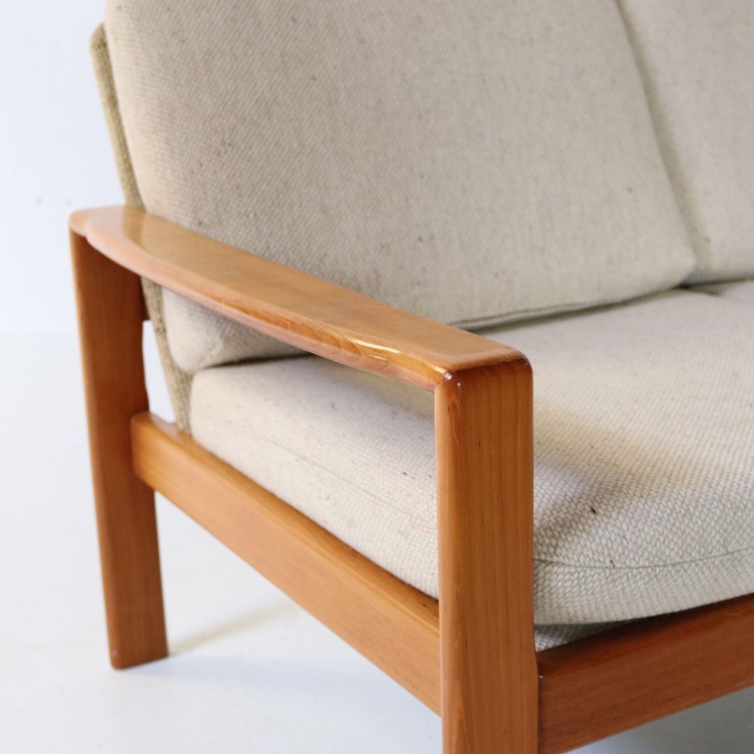 Danish design three-seater sofa