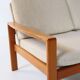 Danish design three-seater sofa