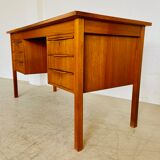 Vintage retro Danish mid-century teak desk by Bent Silberg Møbler 1960s