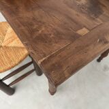 Old walnut bistro table