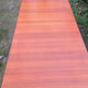 Vintage teak and chrome metal dining table