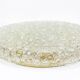 Large round frosted glass ceiling light by Hillebrand, Germany, 1970s.