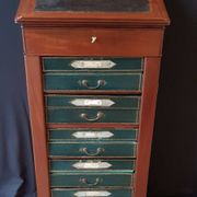 Meuble de rangement, cartonnier en acajou