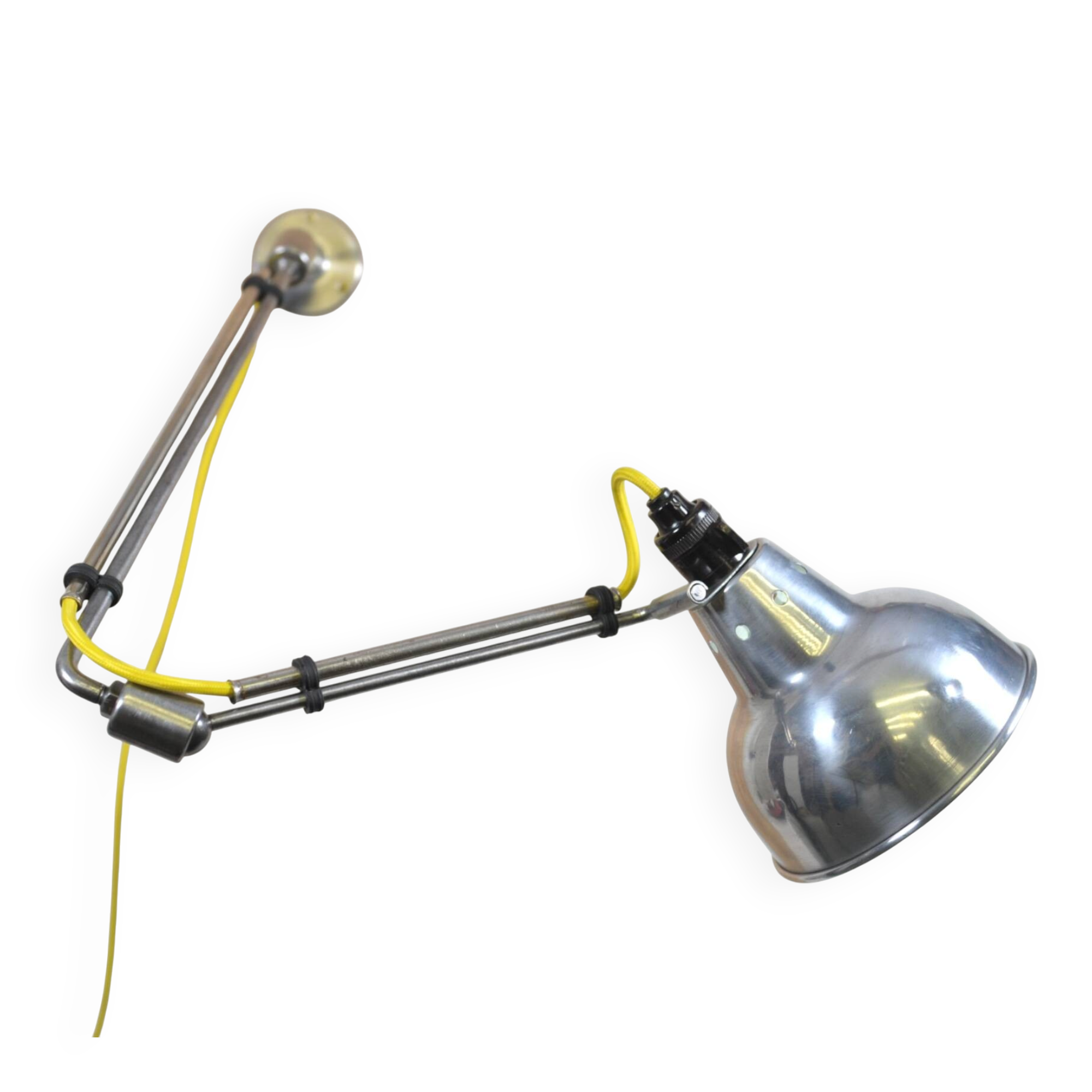 Lampe éclair n°5 – eugène émile houillon – métal, rotule acier – c.1930