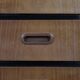 Vintage Swedish teak desk, mid-century modern, 1960s.