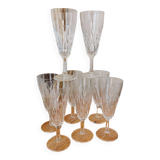 “Flower” champagne flutes